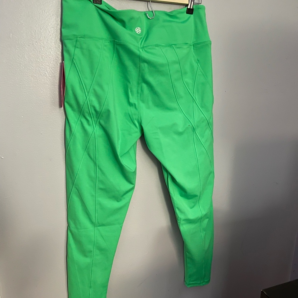 Lilly Pulitzer Bright Green High-Waist Leggings